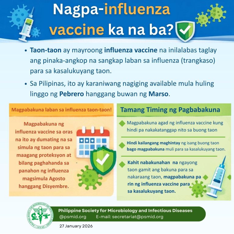 Nagpa-influenza vaccine kana ba?