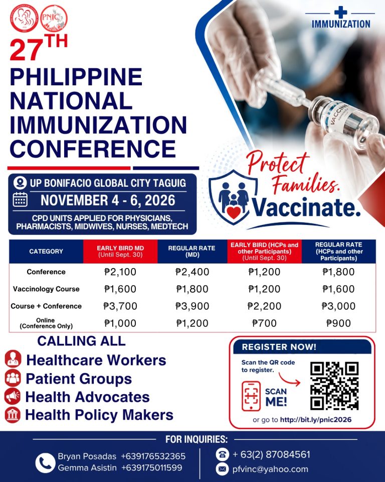27th Philippine National Immunization Conference